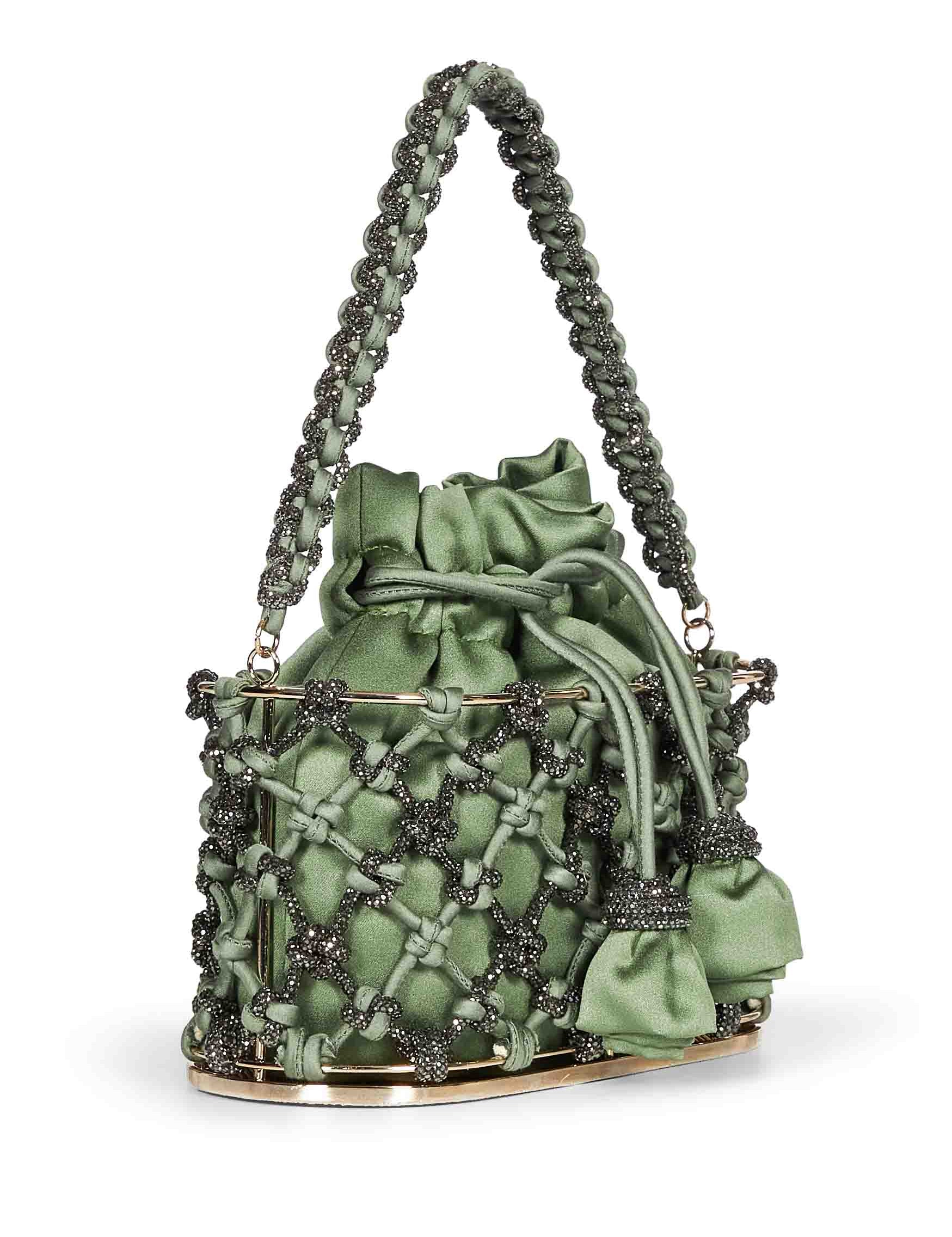 Borsa a mano Holli Gigi in verde 