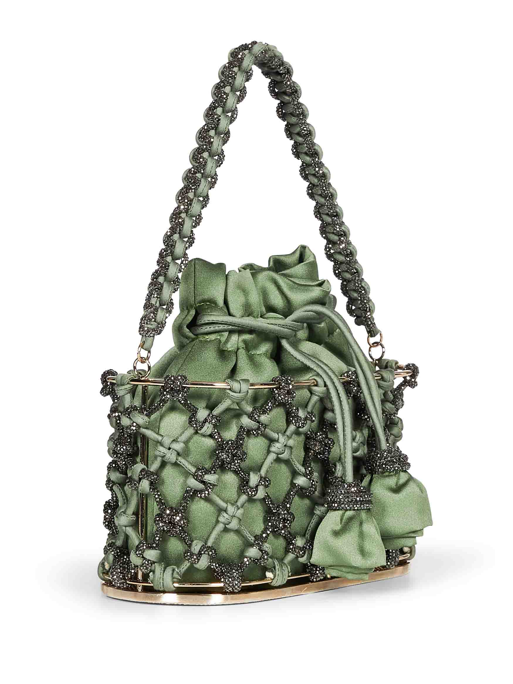 Borsa a mano Holli Gigi in verde 