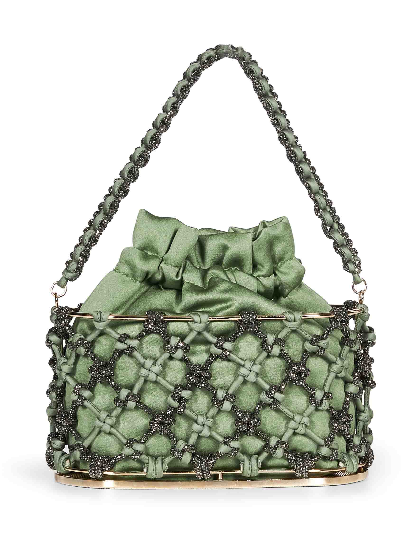 Borsa a mano Holli Gigi in verde 