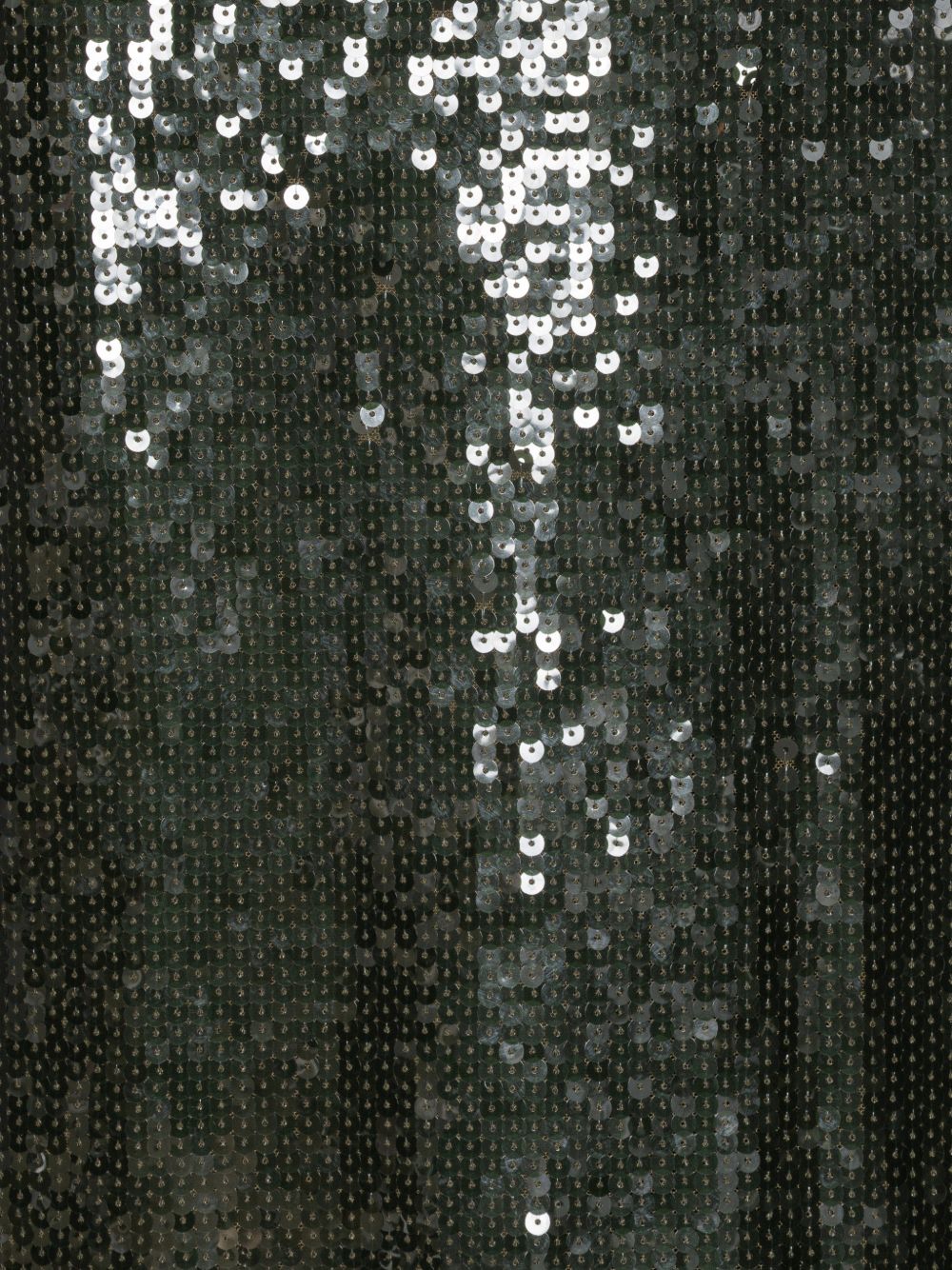 Abito lungo con paillettes in verde 