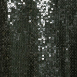 Abito lungo con paillettes in verde 