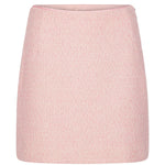 Gonna mini boucle in rosa 