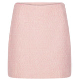 Gonna mini boucle in rosa 
