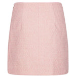 Gonna mini boucle in rosa 