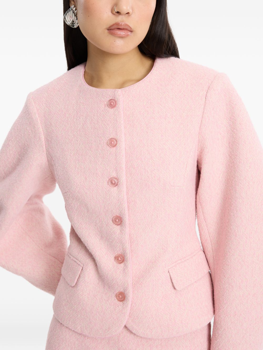 Giacca con maniche a  sbuffo in rosa Rotate - donna 