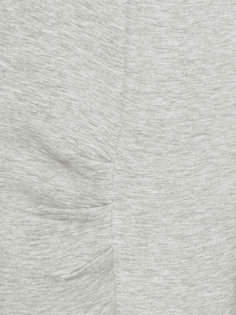 Pantaloni cargo con arricciatura in grigio 