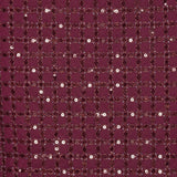 Abito lungo con paillettes in bordeaux 