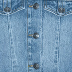 Gilet denim svasato in blu Rotate - donna 
