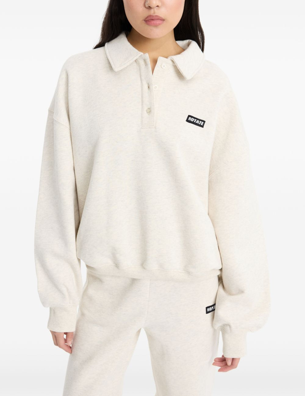 Polo Heavy Sweat in bianco 
