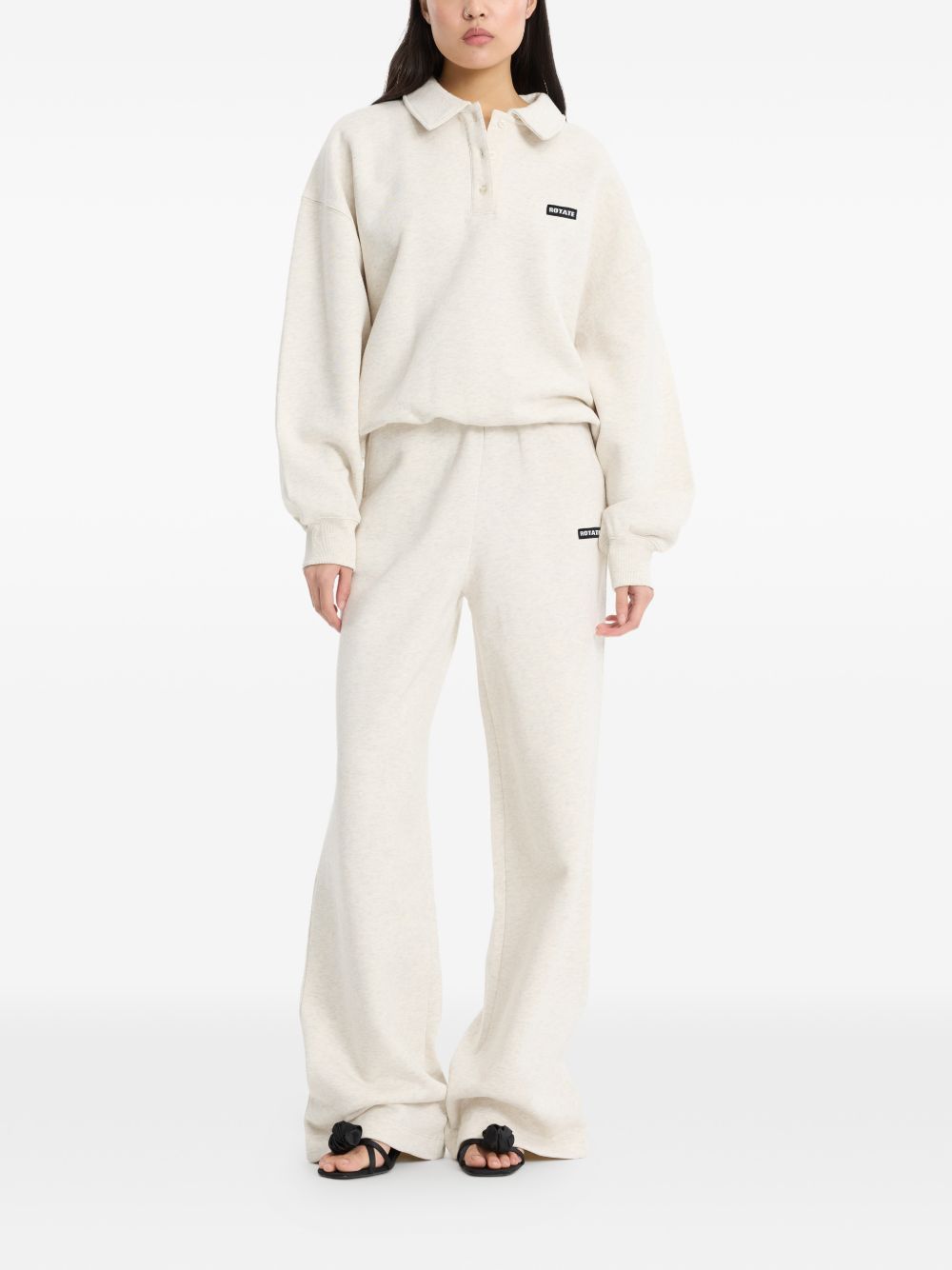 Polo Heavy Sweat in bianco 
