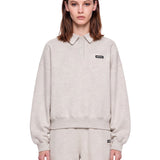 Polo Heavy Sweat in bianco 