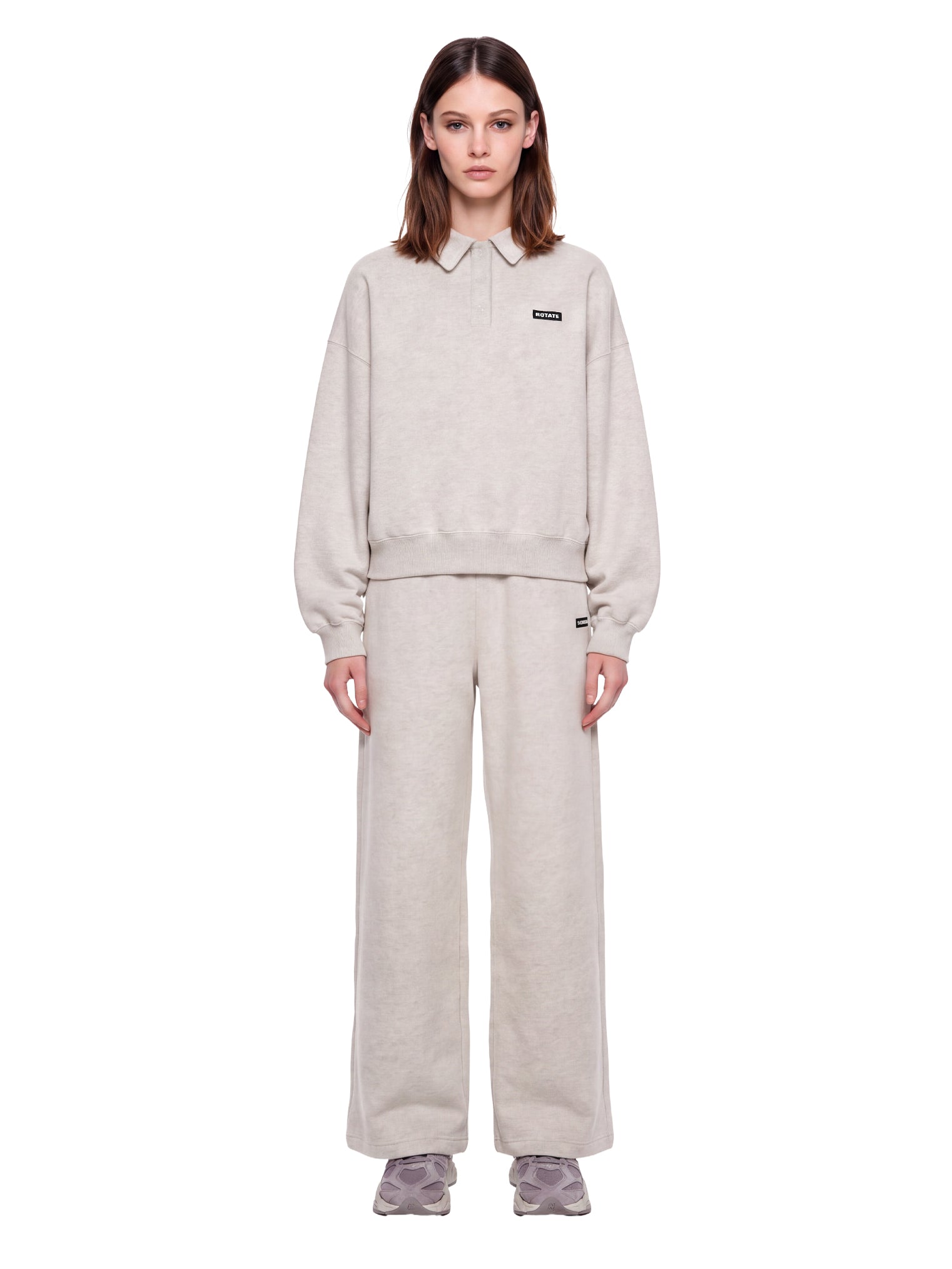 Polo Heavy Sweat in bianco 