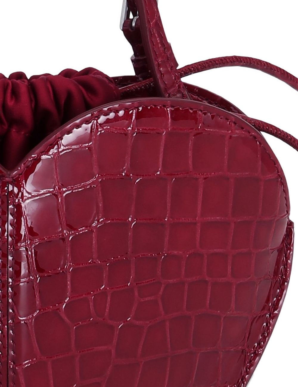 Borsa a mano Heart in bordeaux 