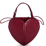 Borsa a mano Heart in bordeaux 