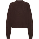 Maglione a girocollo con logo in nero 