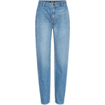 Jeans a vita alta in blu 