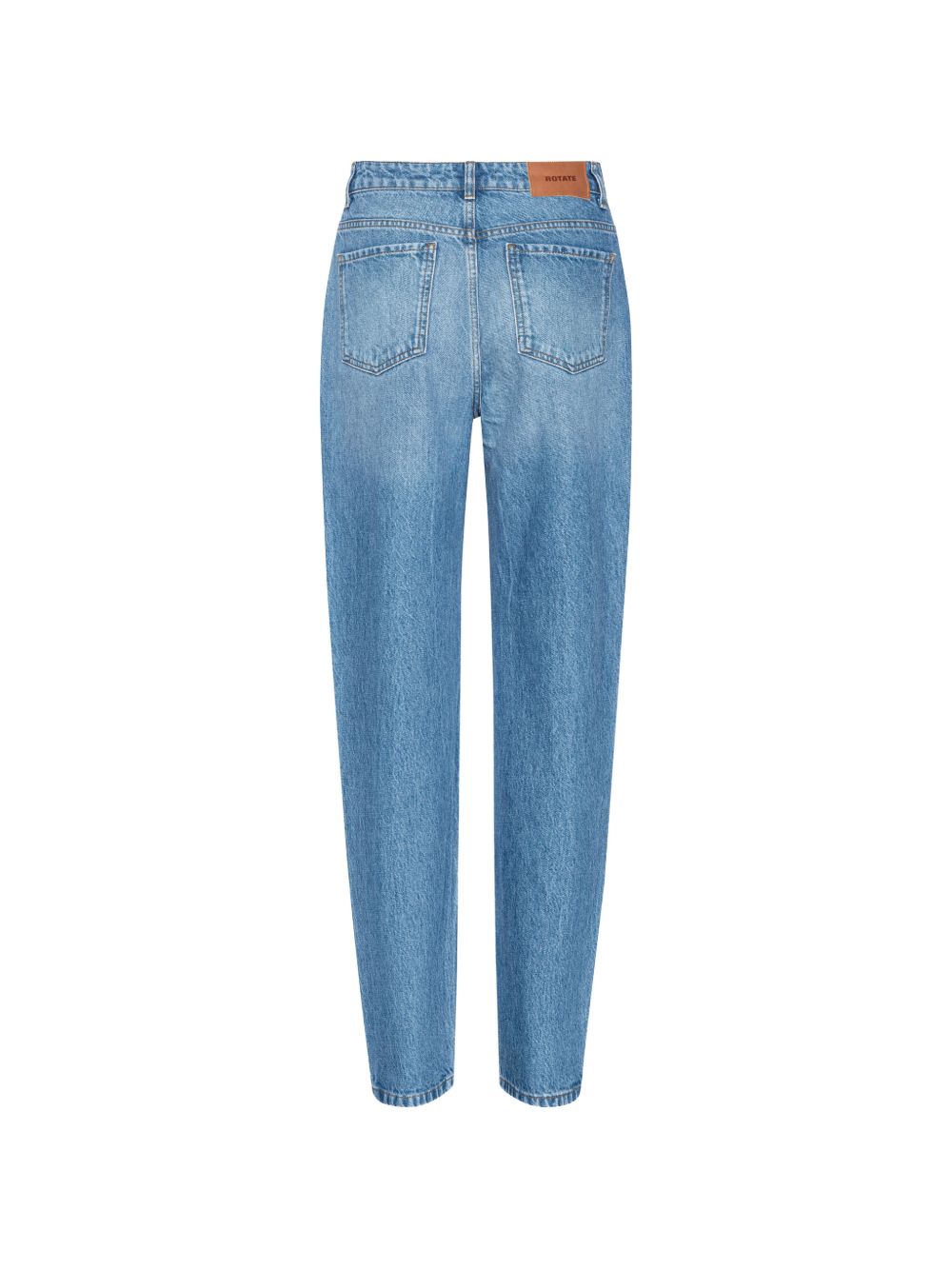 Jeans a vita alta in blu 