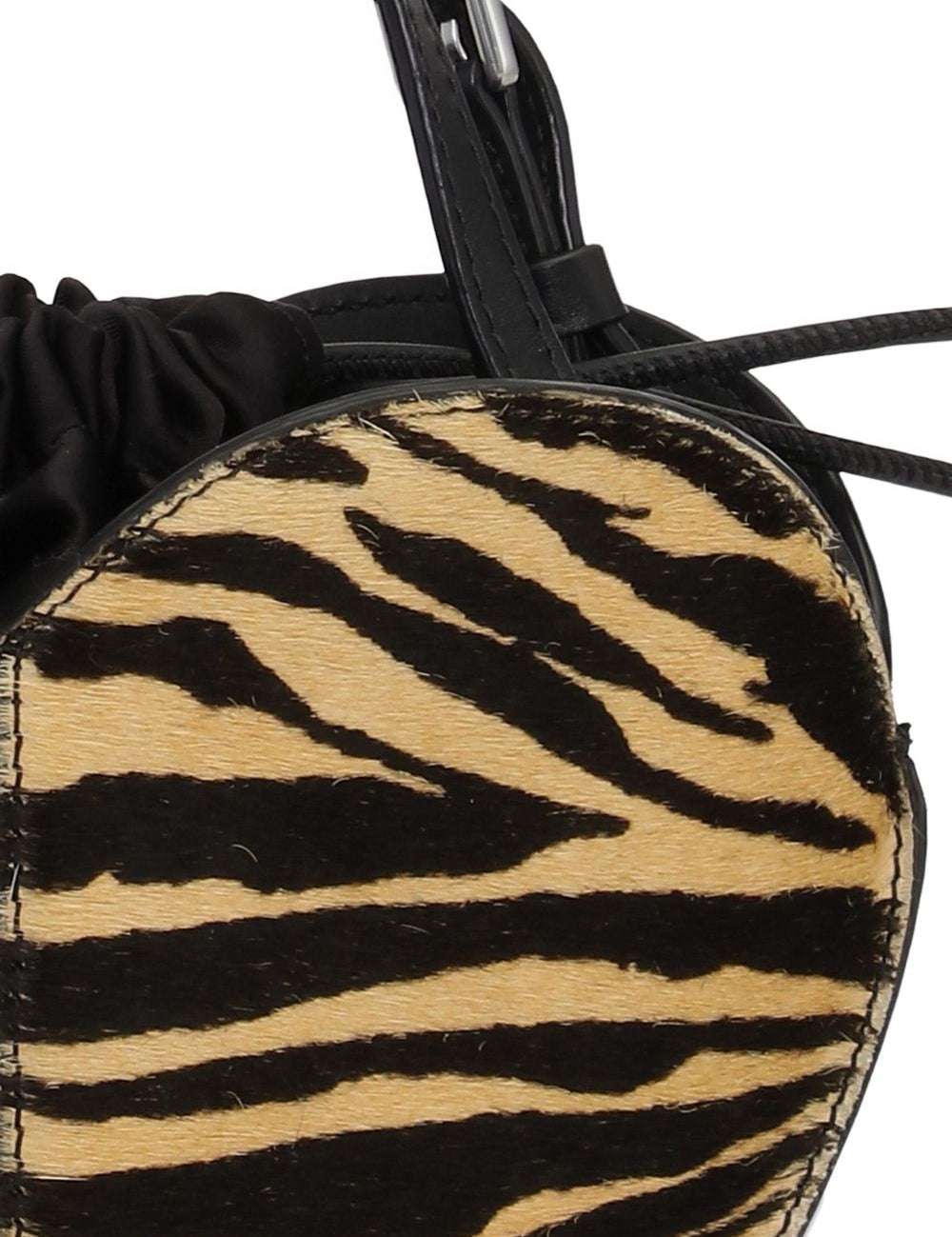 Borsa a mano Heart con stampa animalier 