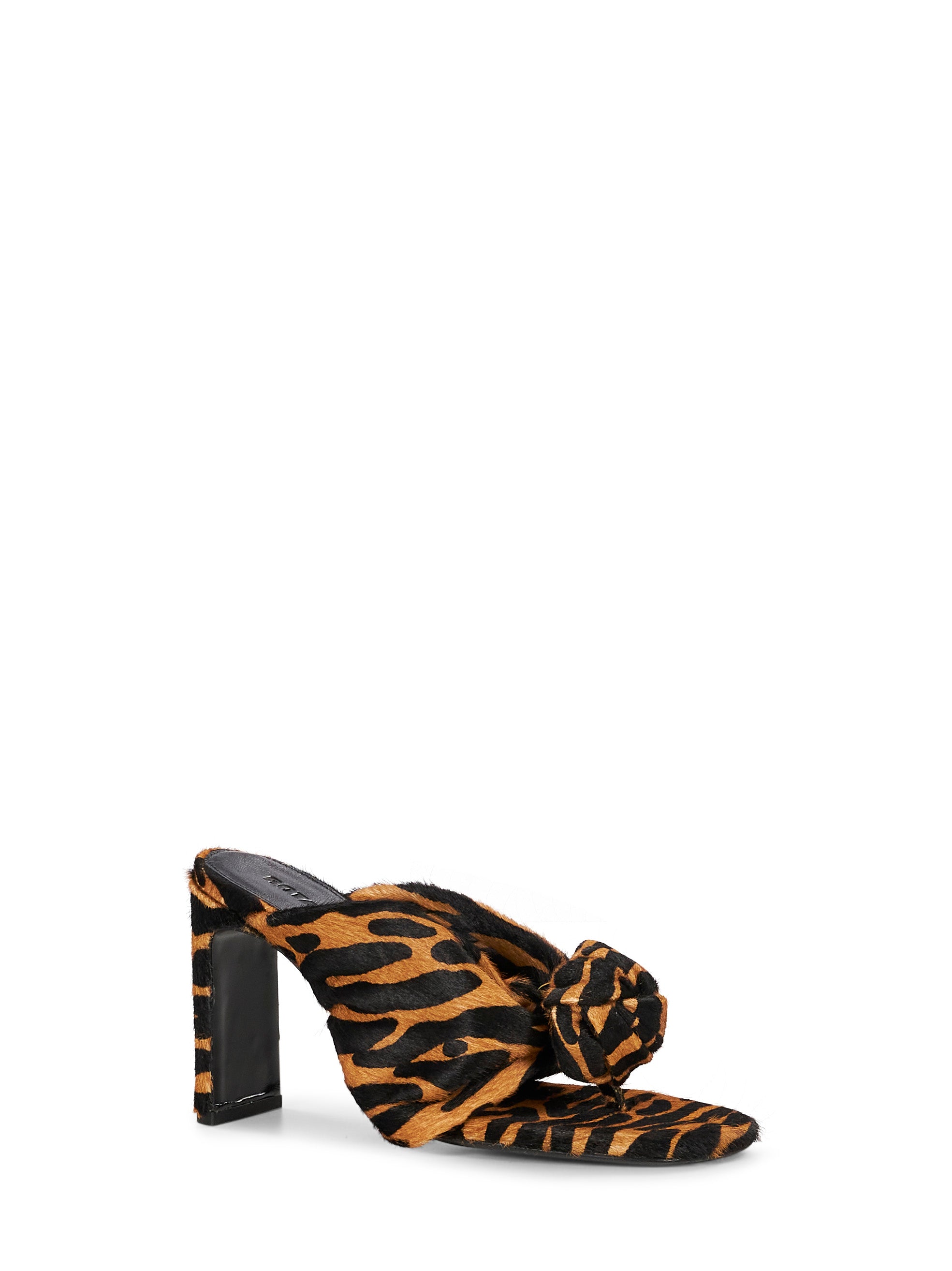 Mules con stampa animalier multicolore 