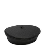 Basco gessato in nero 