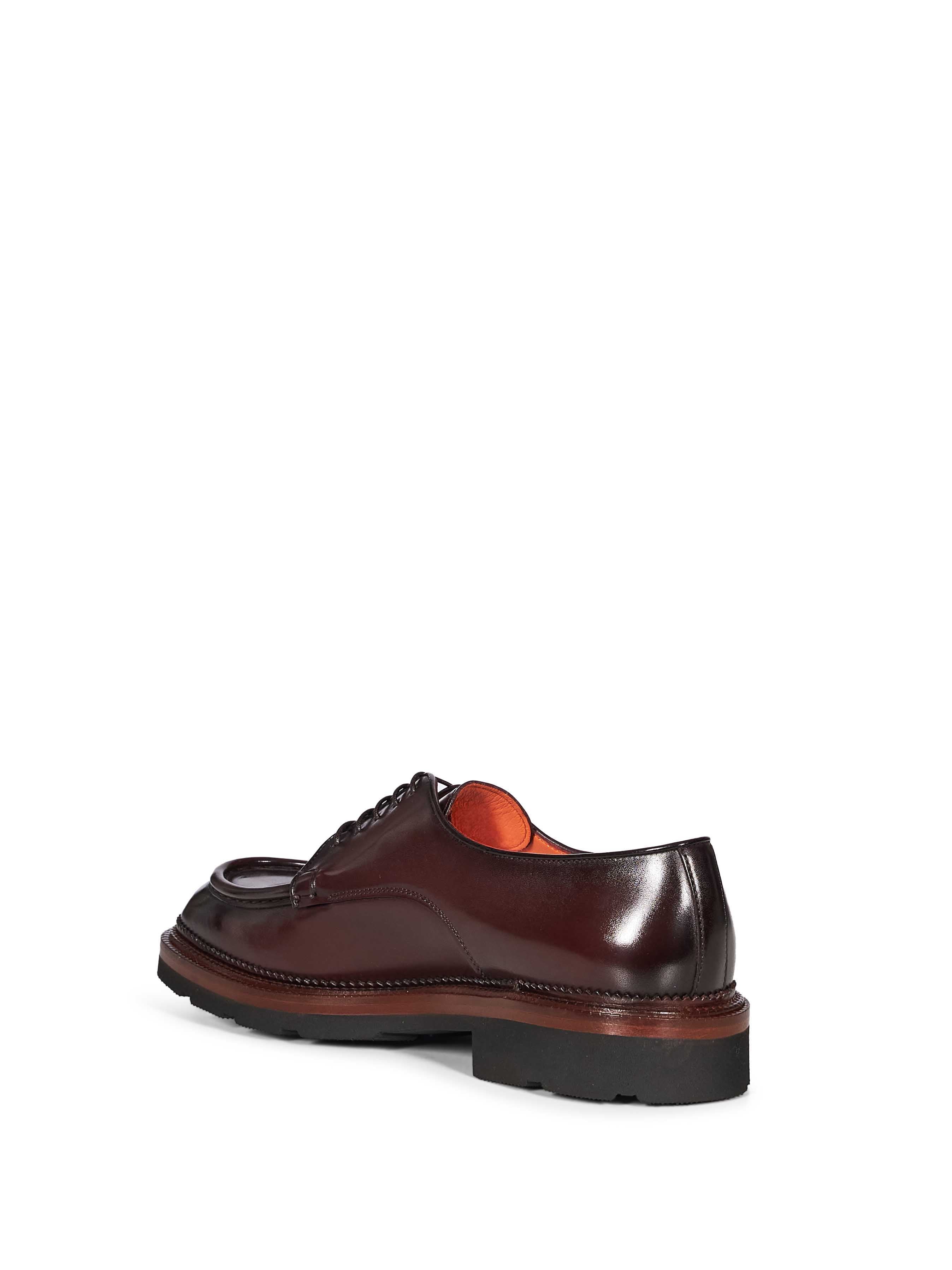 Derby stringate in marrone 