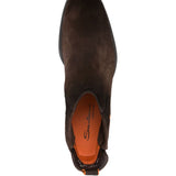 Stivaletti Easy in pelle scamosciata in marrone 