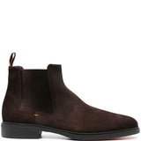 Stivaletti Easy in pelle scamosciata in marrone 
