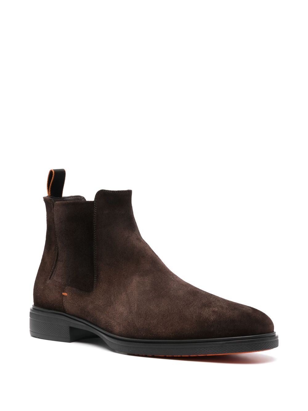 Stivaletti Easy in pelle scamosciata in marrone 