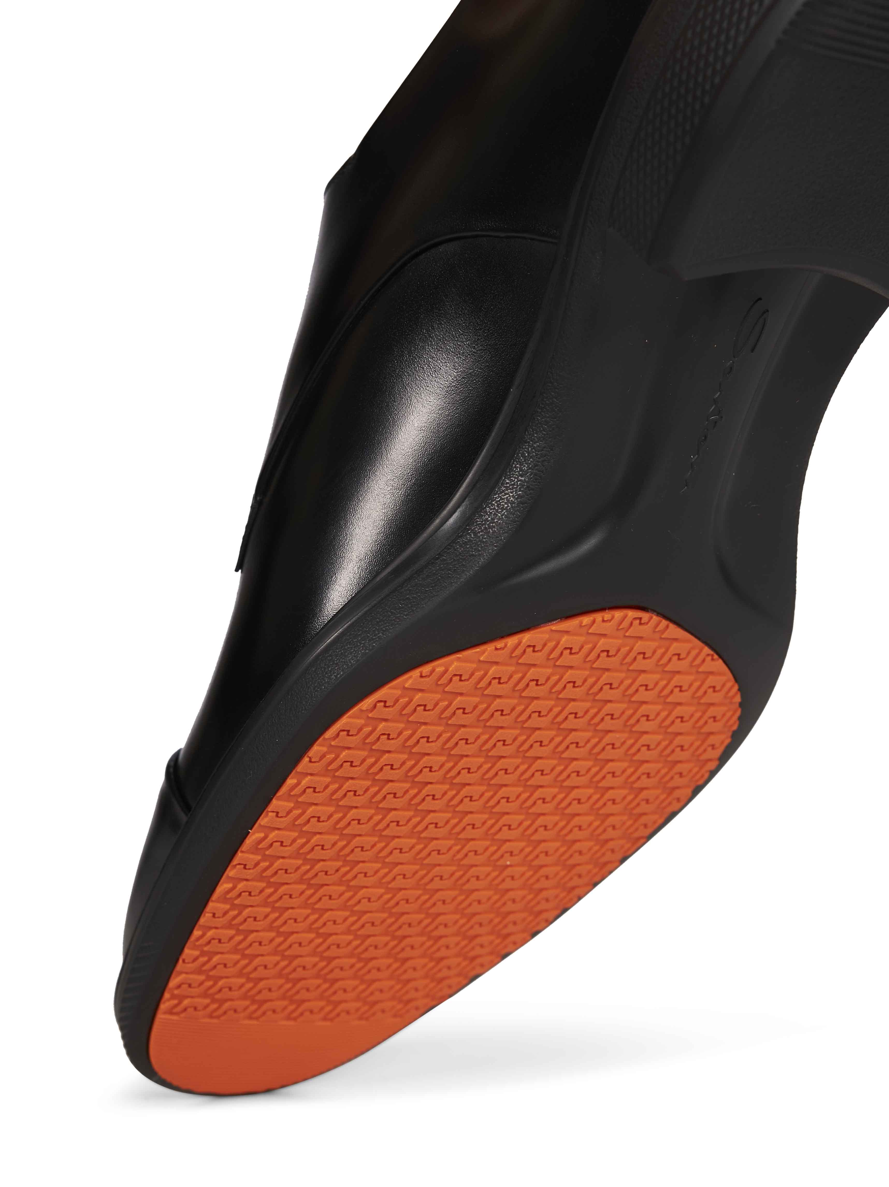 Derby Easy dobbia fibbia in nero 