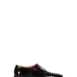 Derby Easy dobbia fibbia in nero 