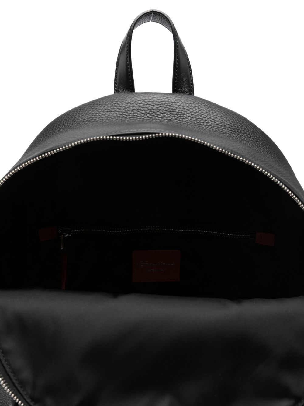 Zaino in pelle nero 