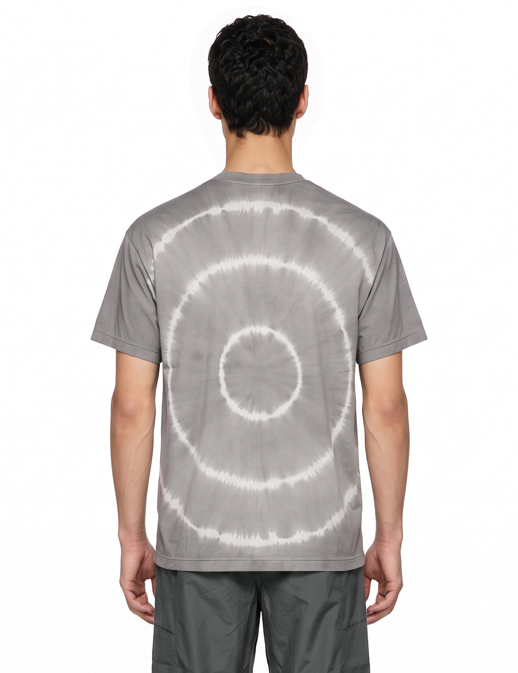 T-shirt AuraLite tie-dye in grigio 