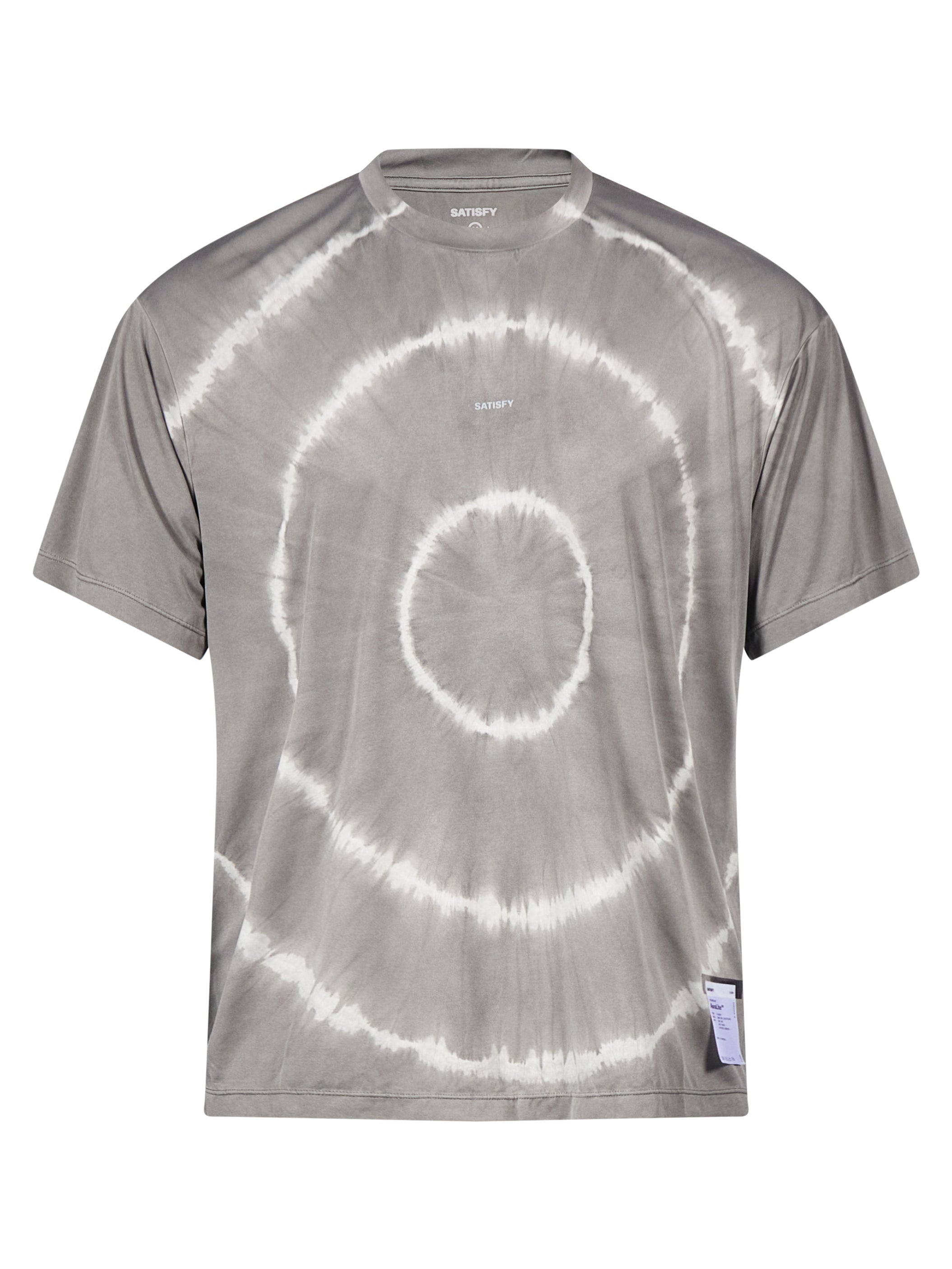 T-shirt AuraLite tie-dye in grigio 