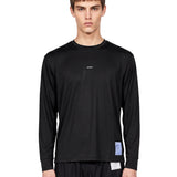 T-shirt manica lunga AuraLite in nero 