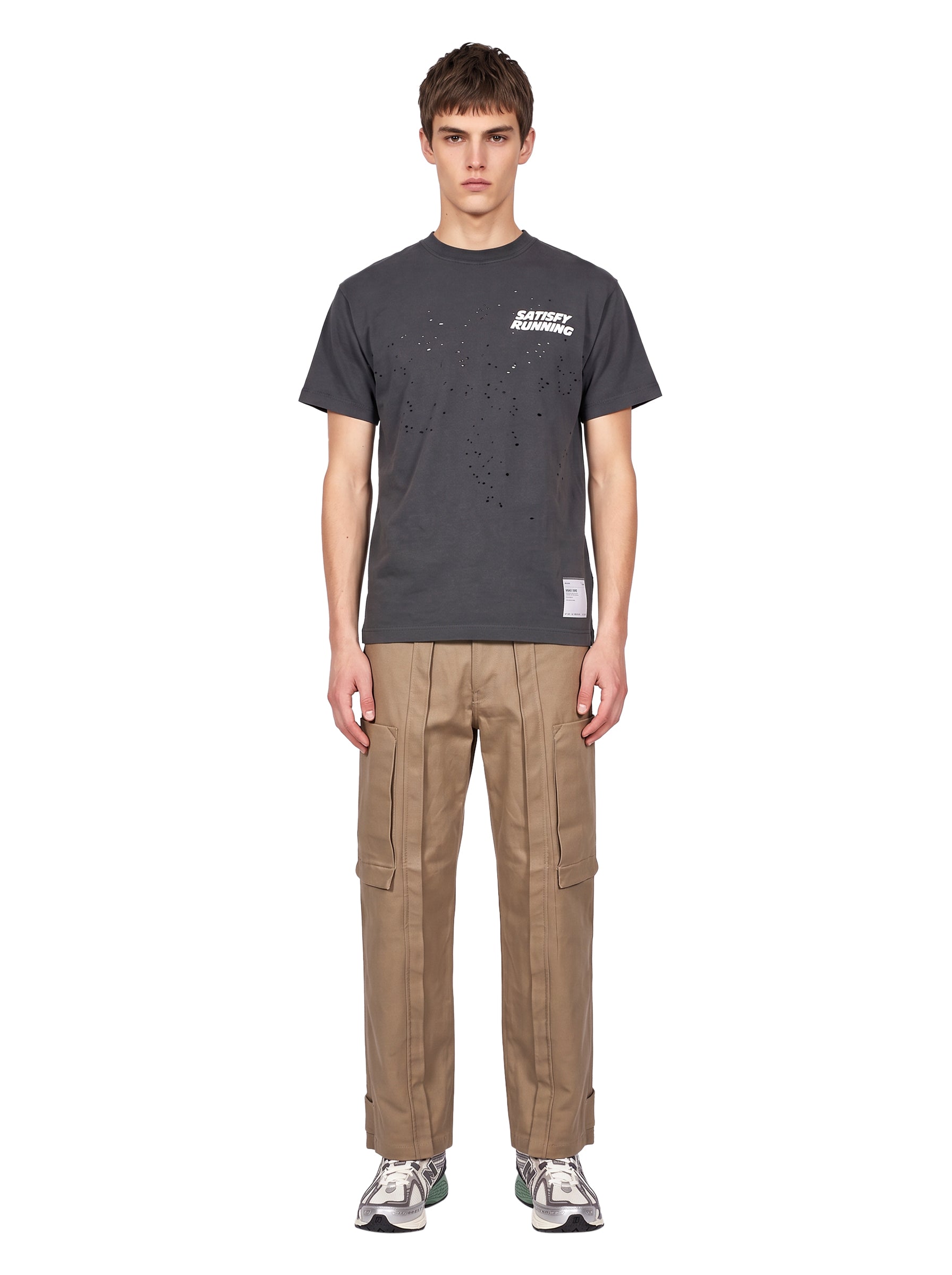 T-shirt MothTech in grigio 