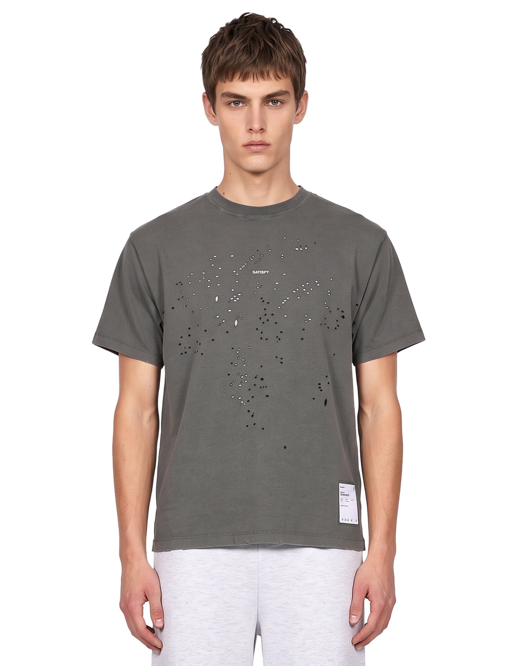 T-shirt MothTech in grigio 