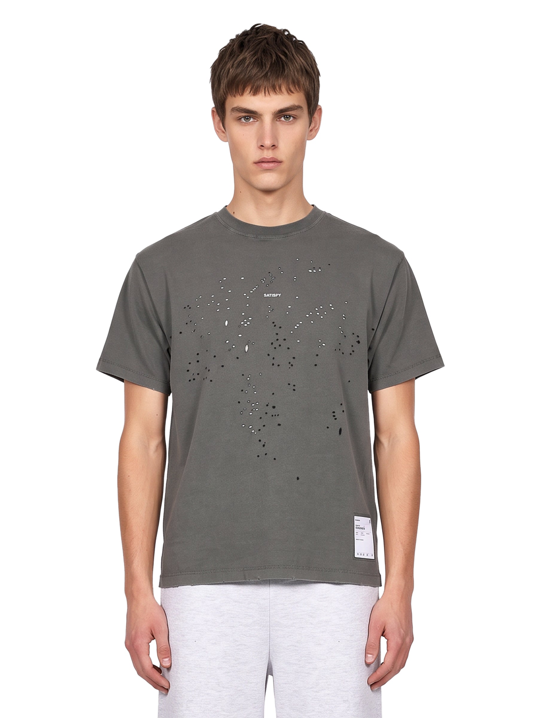 T-shirt MothTech in grigio 