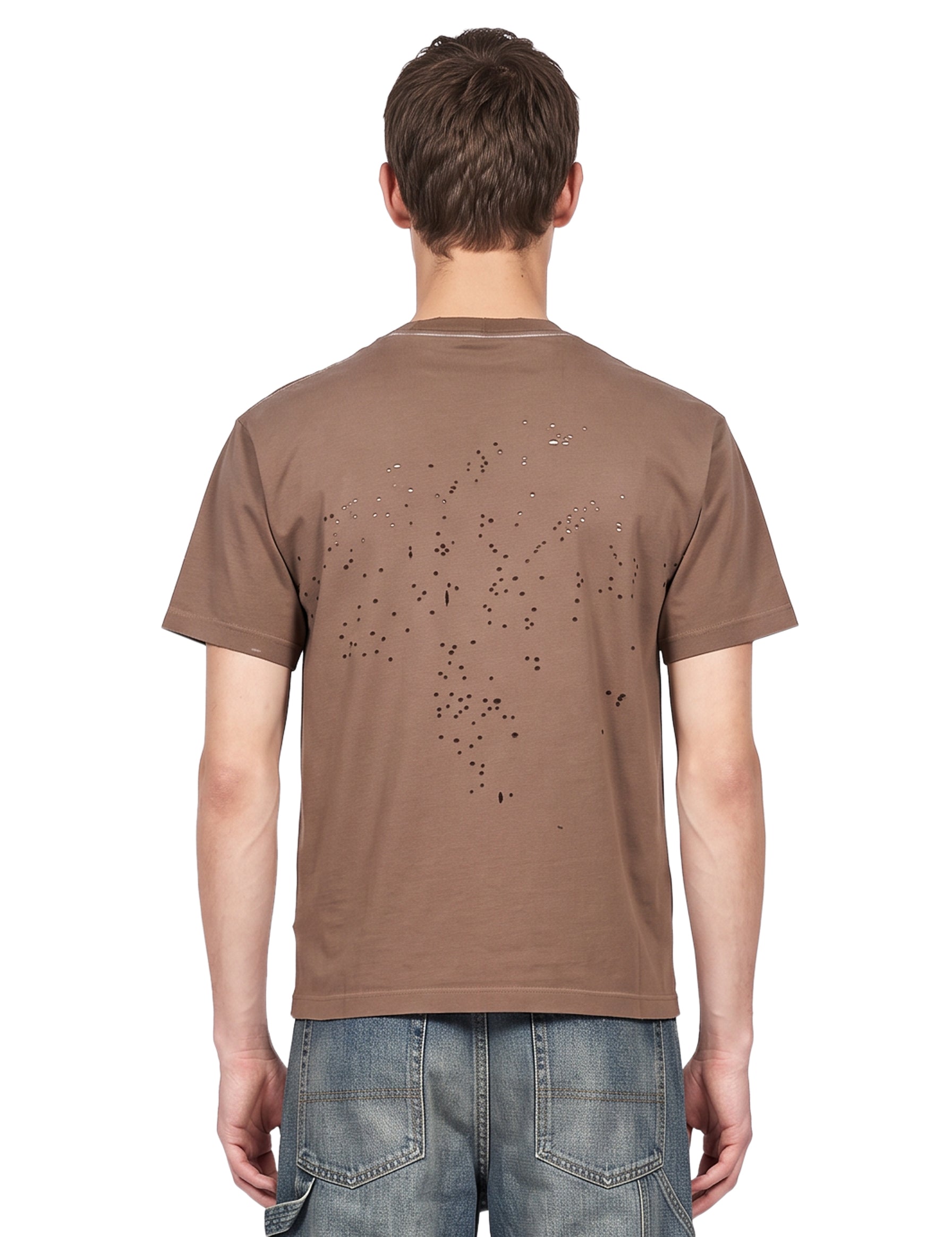 T-shirt MothTech in marrone 