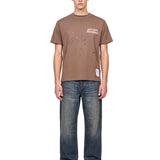 T-shirt MothTech in marrone 