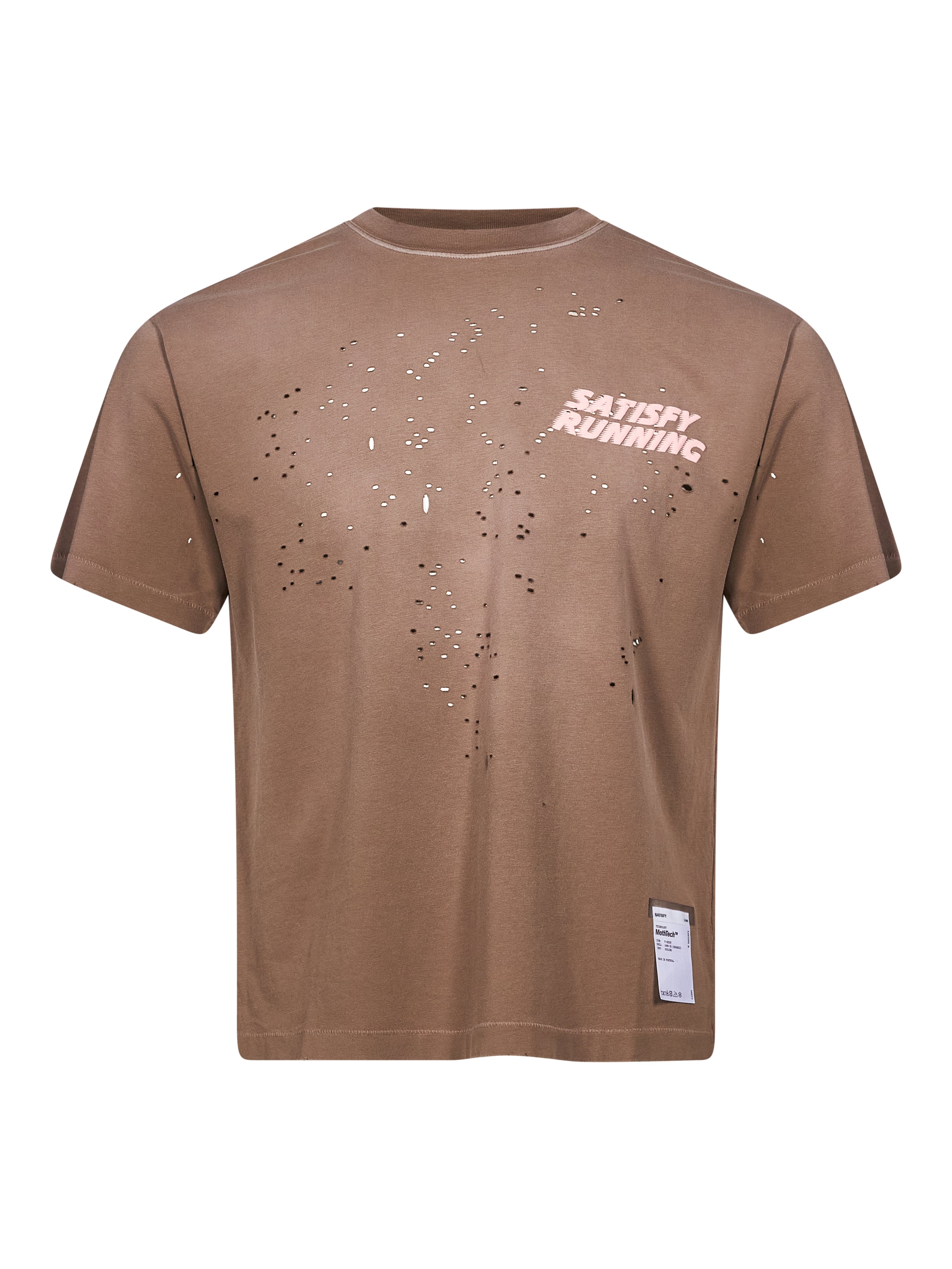 T-shirt MothTech in marrone 