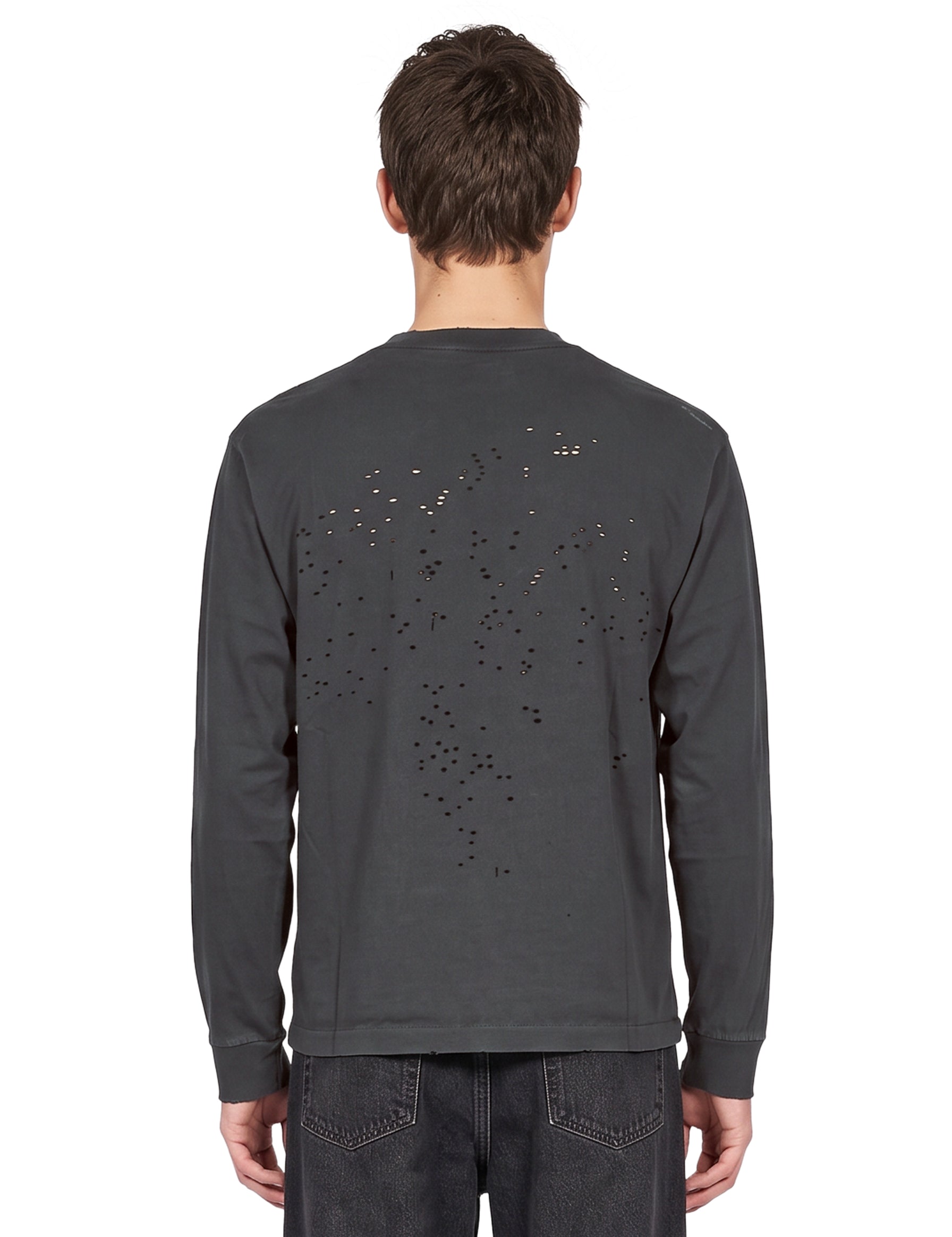 T-shirt manica lunga MothTech in grigio 