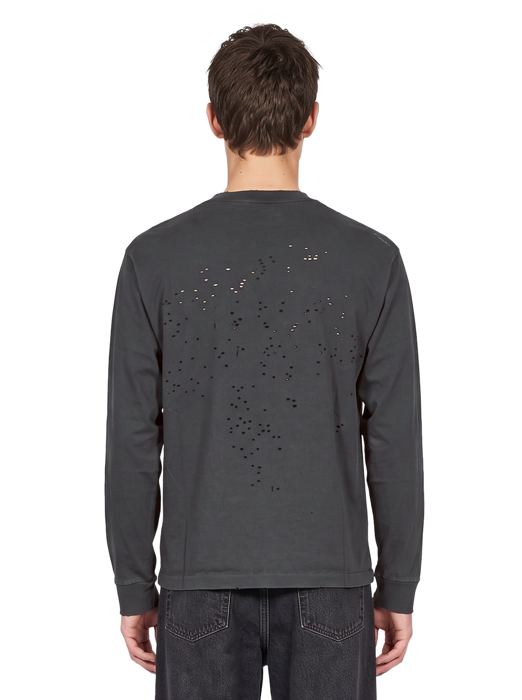 T-shirt manica lunga MothTech in grigio 