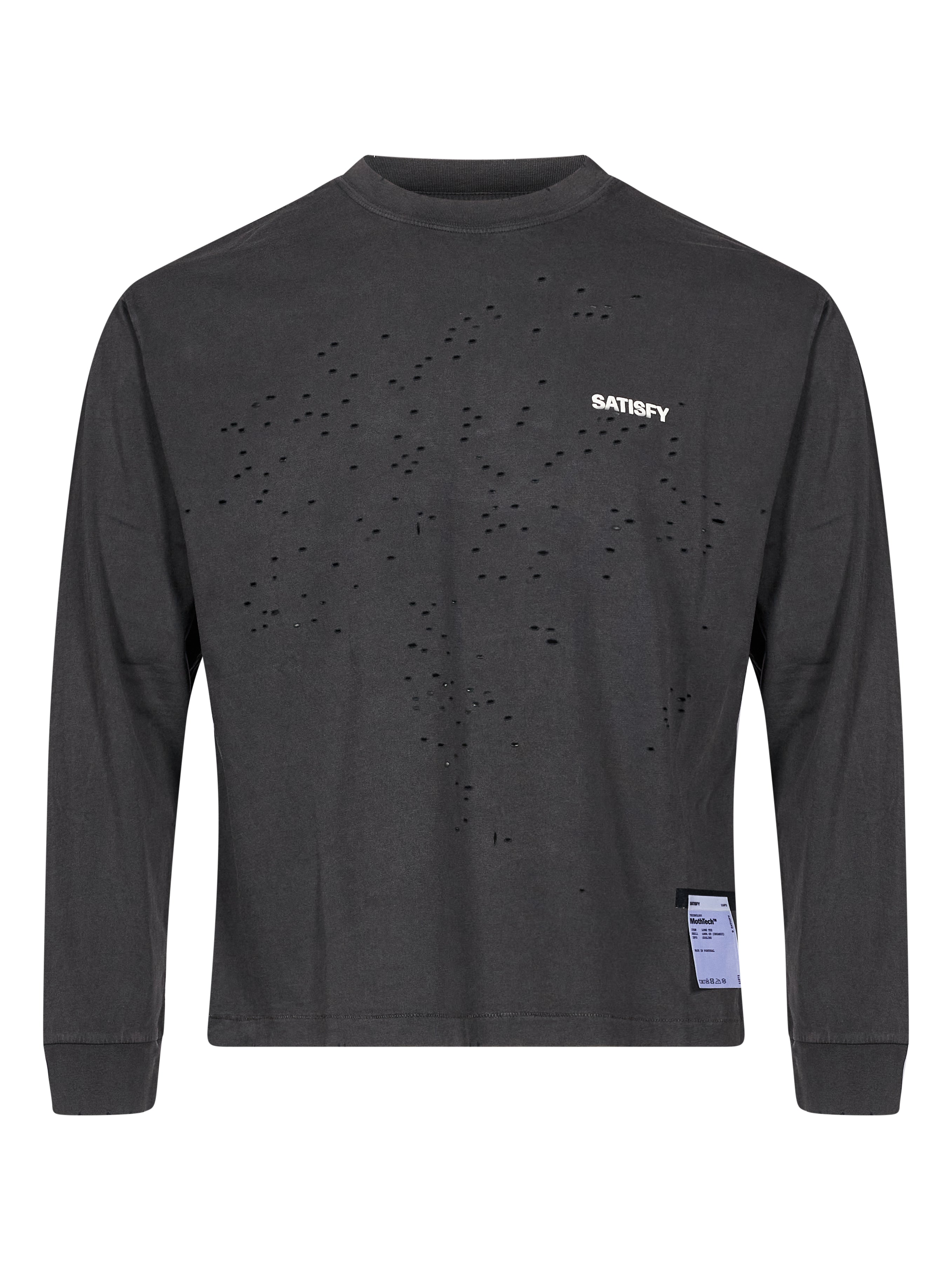 T-shirt manica lunga MothTech in grigio 