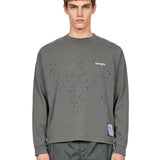 T-shirt manica lunga MothTech in grigio 