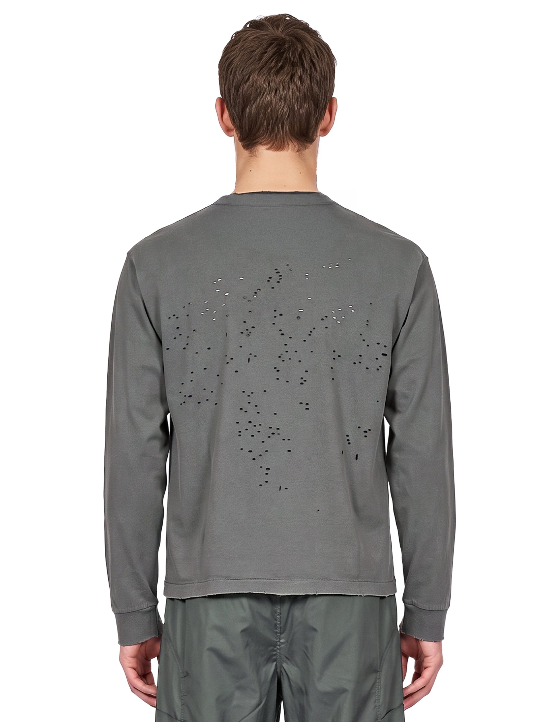 T-shirt manica lunga MothTech in grigio 