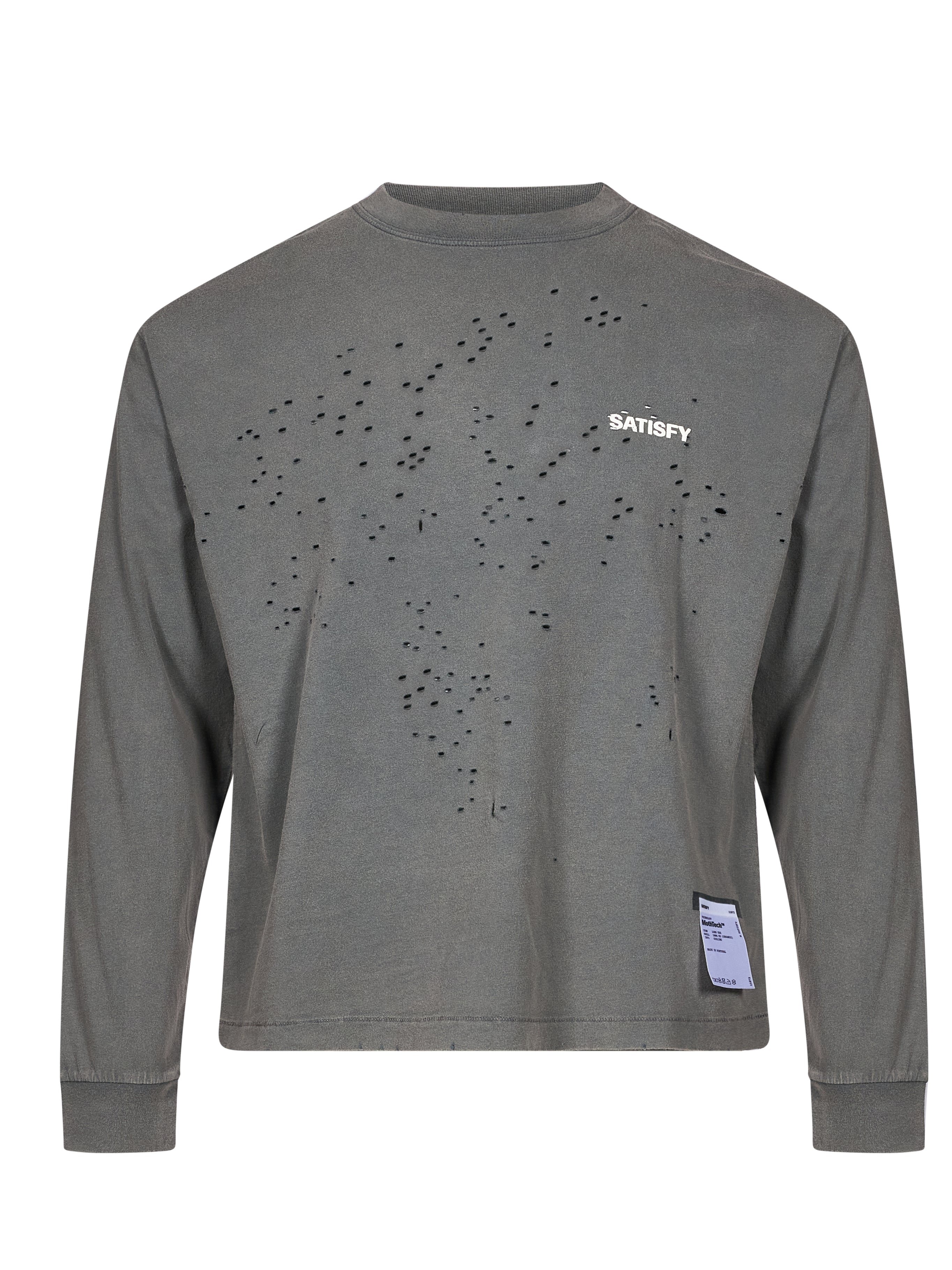 T-shirt manica lunga MothTech in grigio 