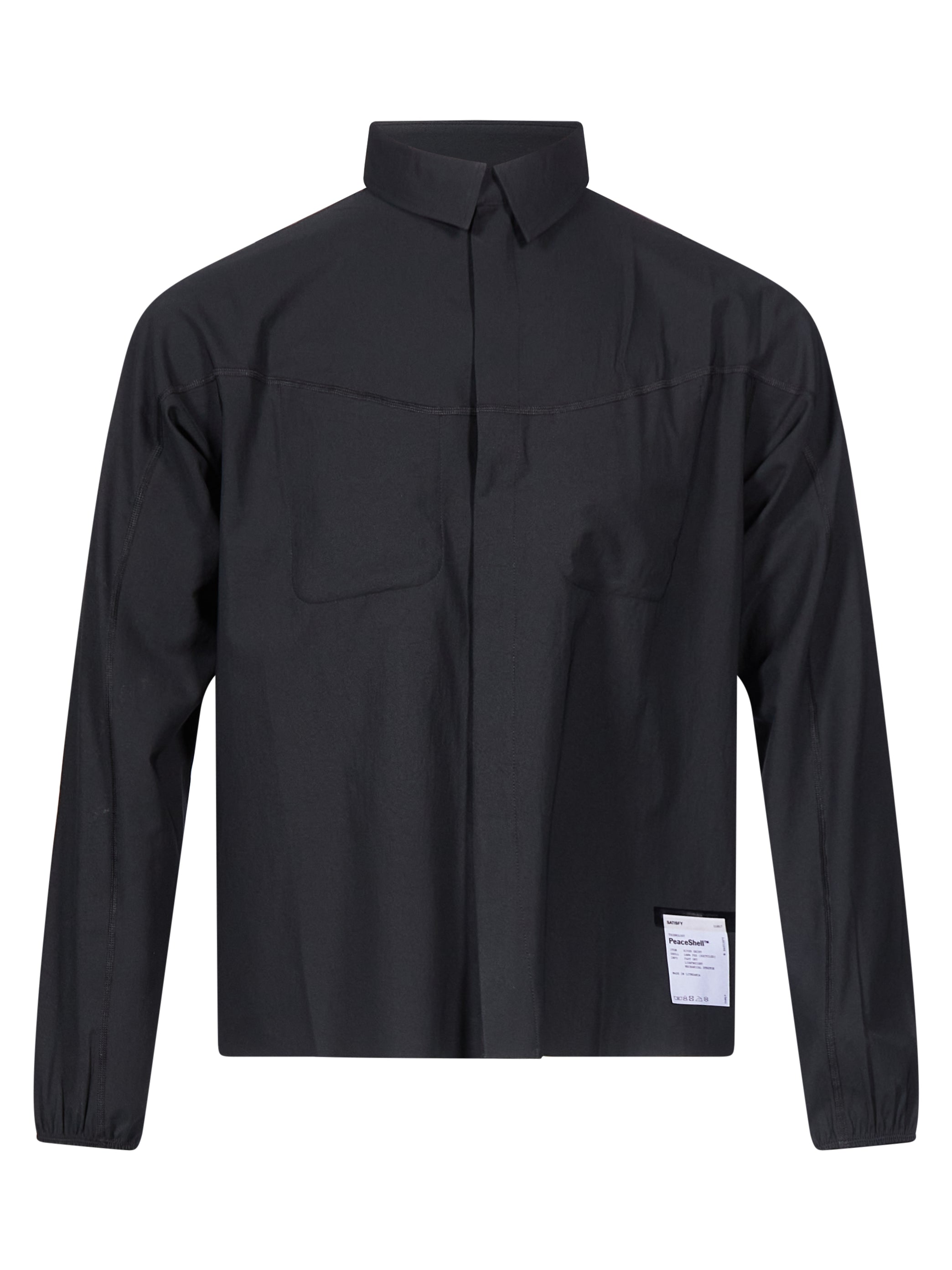 Camicia tecnica PeaceShell River Shirt in nero 
