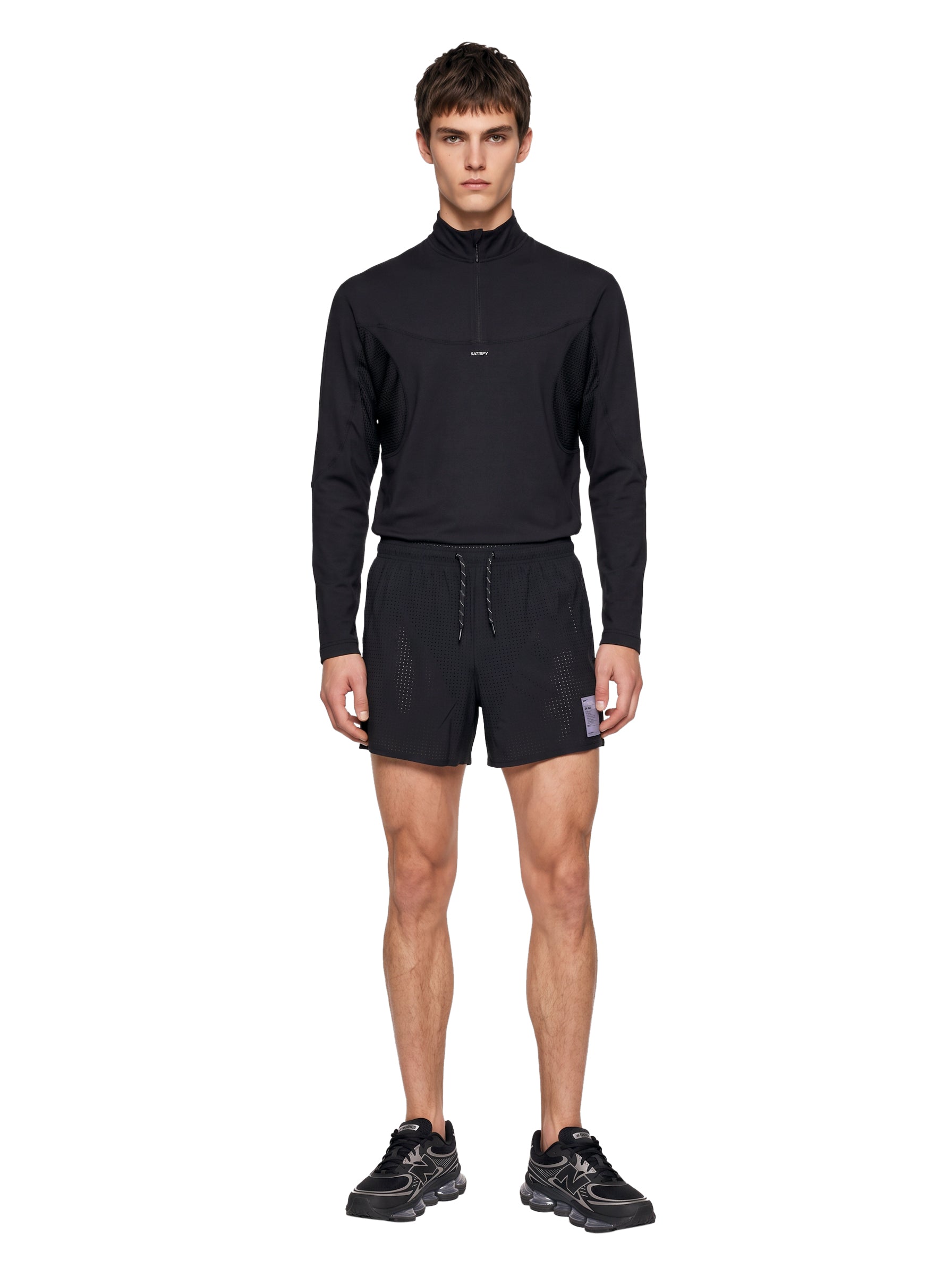 Shorts tecnici Space-O in nero 