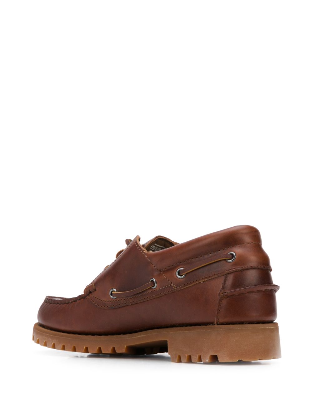 Mocassini con lacci Acadia in marrone 
