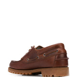 Mocassini con lacci Acadia in marrone 